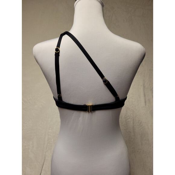 NWT Frederick's of Hollywood Taormina Bikini Top Cut Out One Shoulder Beach -  S - Picture 3 of 5